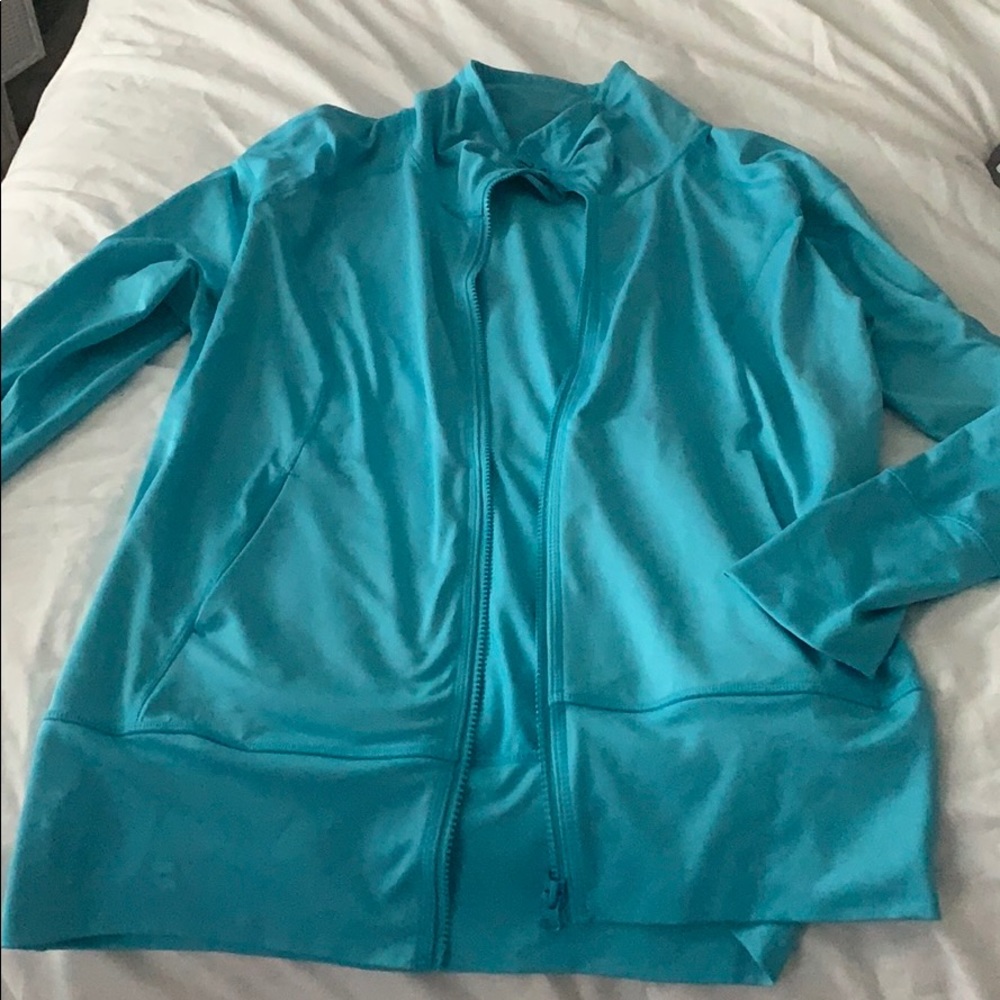 Zella turquoise jacket